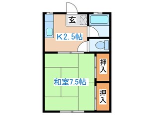 コーポ小野の物件間取画像